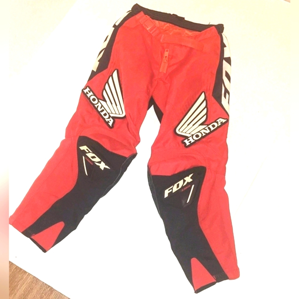 Fox Honda Motocross Racing Dirt Bike Riding Pants Youth Unisex Size 6/22